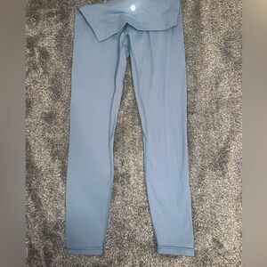 light blue lululemon leggings, size 4 but could fit 2